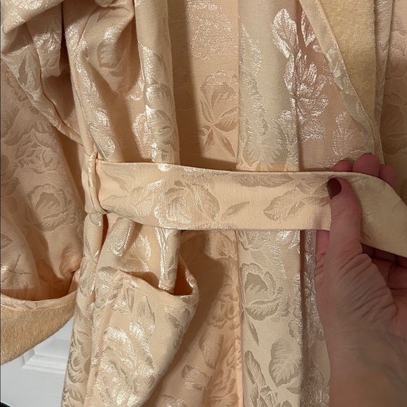 Vintage 80s Victorias Secret Gold Label Robe Lined Size Medium/Large EUC Rare - Picture 6 of 16